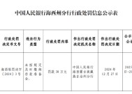 青海都兰农村商业银行被罚30万元：因未按规定及时缴纳存款准备金